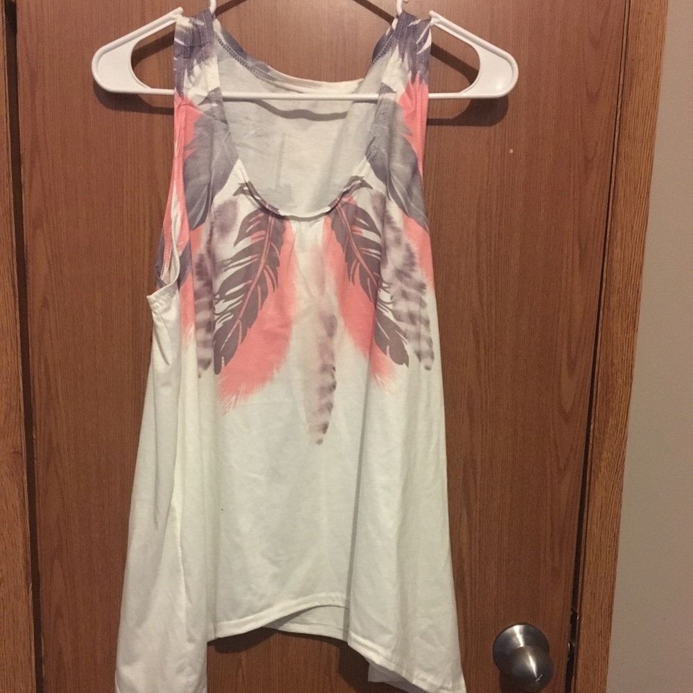 Feather tank top